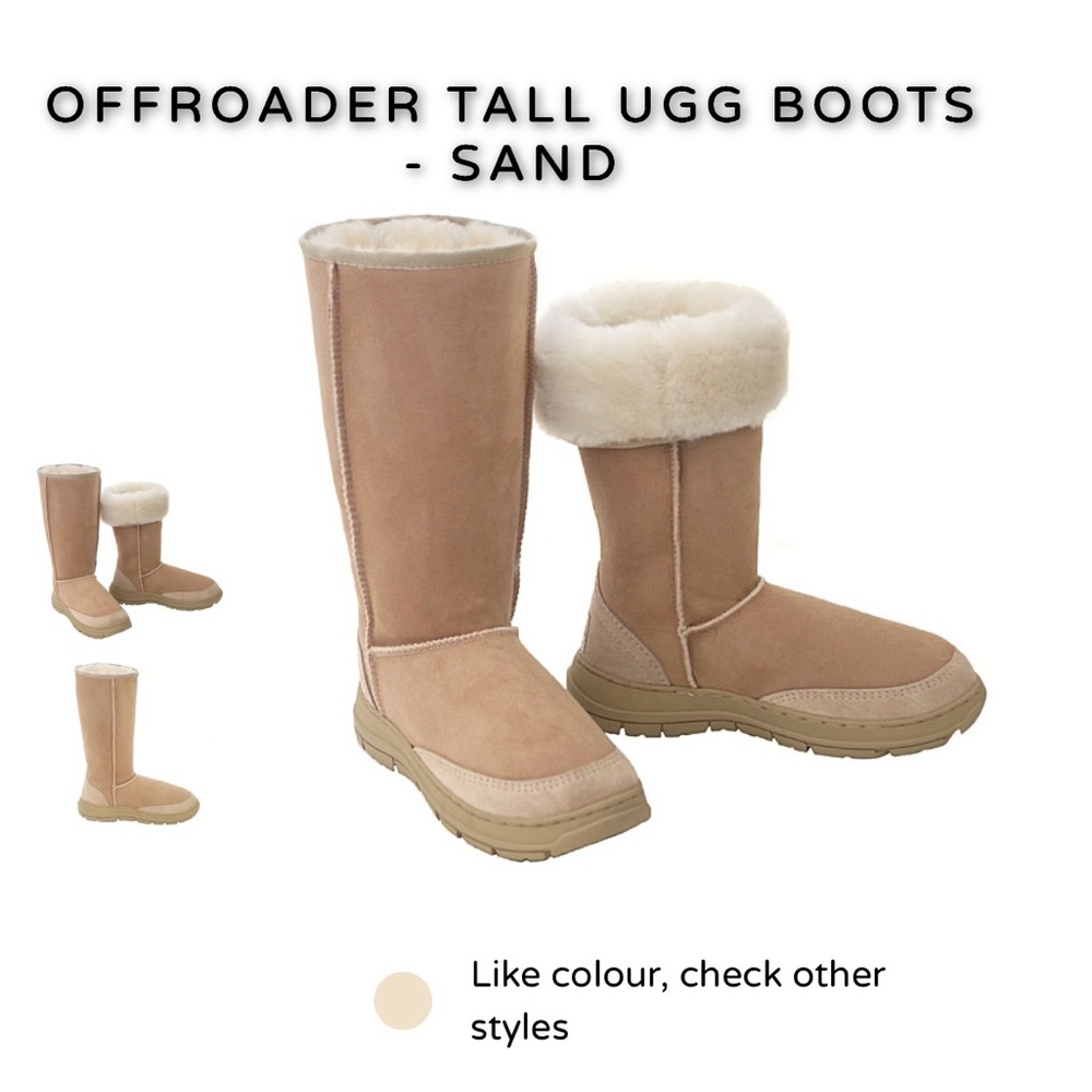 UGG Off-roader Tan Shearling Boots